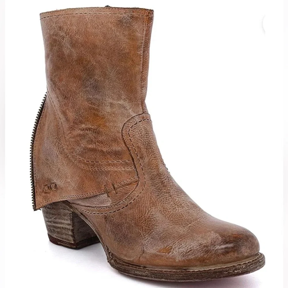 Bed Stu Iris Bootie / Distressed Boots / Distressed Bootie - Picture 1 of 9